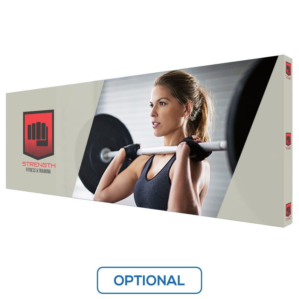 20x7.5ft. Lumiere Continuous NON-Backlit — Double Sided Graphic Package